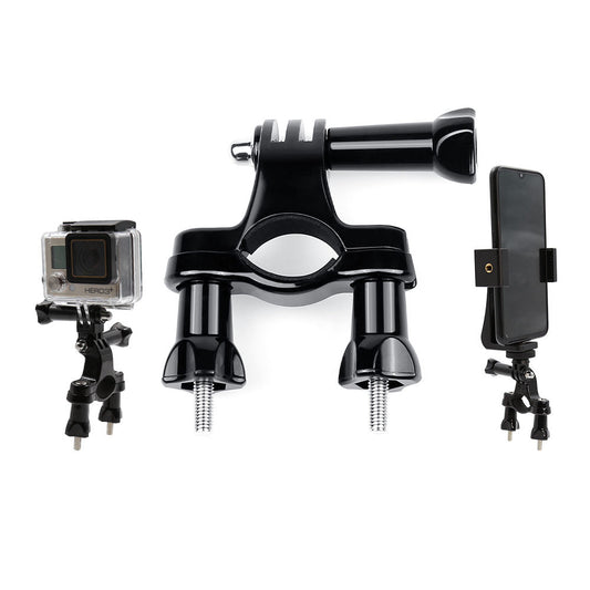 Hongdak Motorbike Handle Bar Large Clamp Mount Clip Holder for Go Pro 11 10 9 8 Phone Adapter Action Camera Accessory